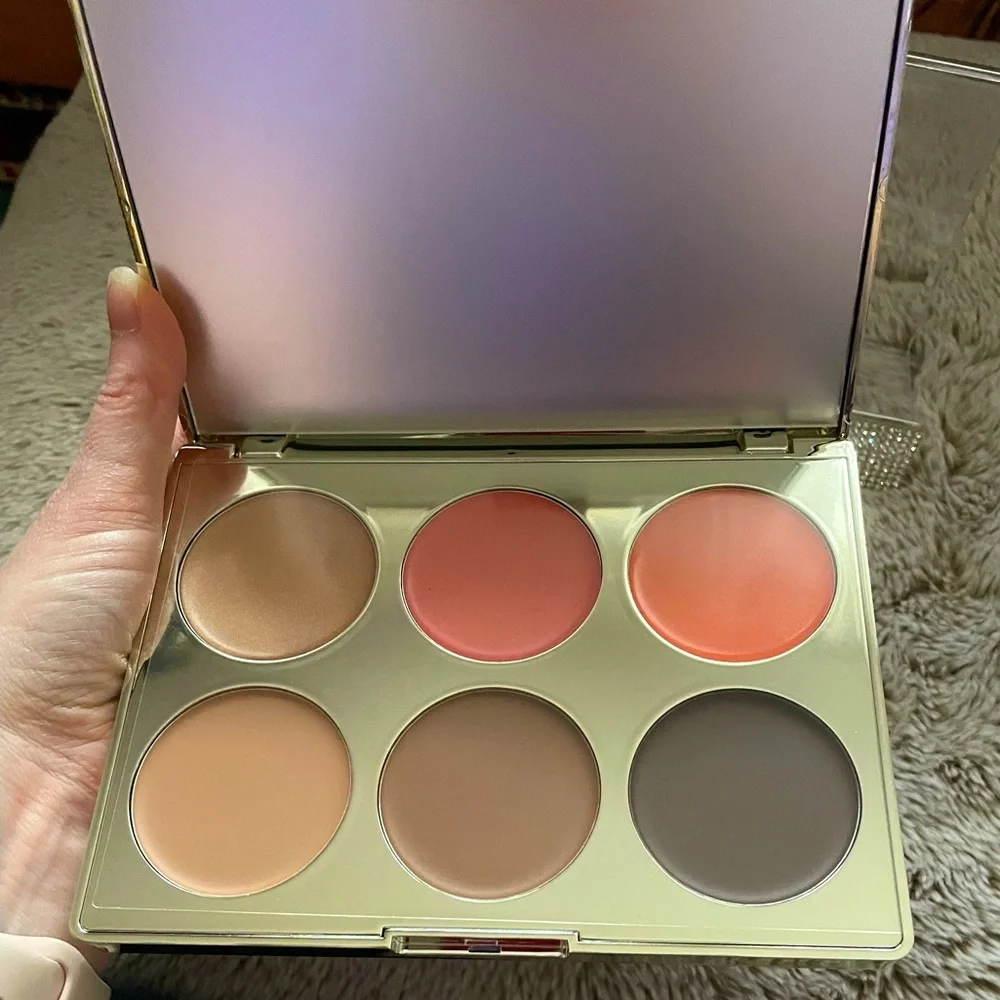 ICONIC LONDON Multi-Use Cream Blush, Bronze & Highlight Palette